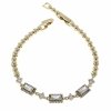 4794 Bransoletka elegancka złota 17+2cm pozłacana 14k Xuping cyrkonie